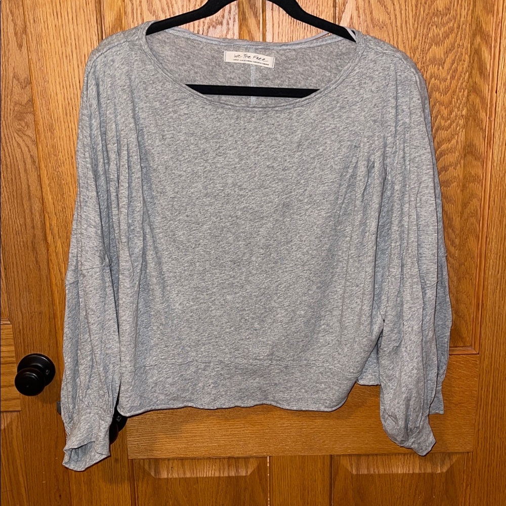 We The Free Heather Gray Top